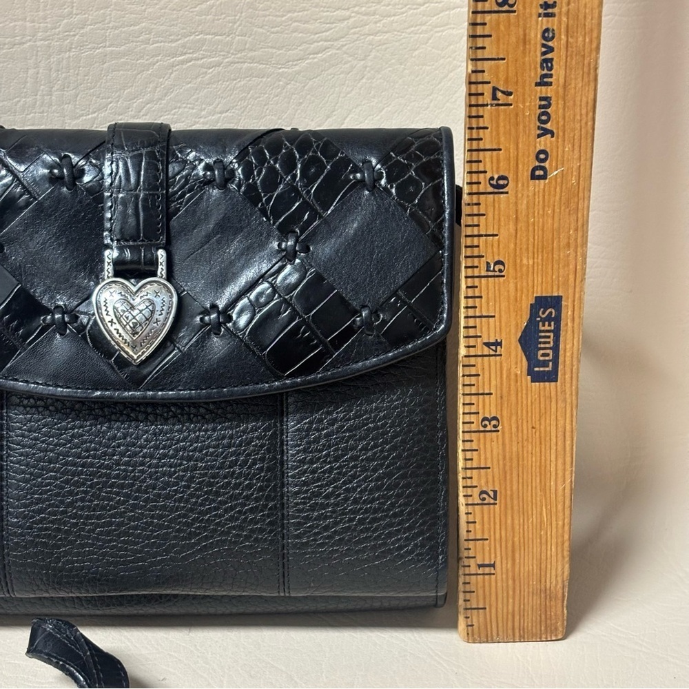 BRIGHTON Black Crossbody
Purse Foldout Wallet - Picture 8 of 9
